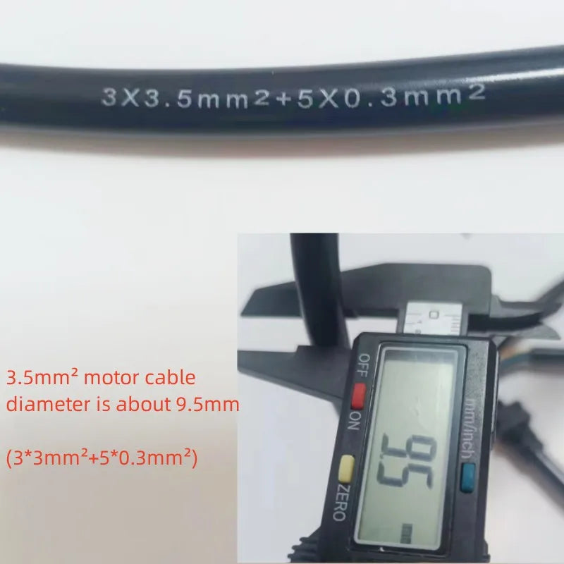 Electric Trike Accessories Electric Tricycle Differential Motor Cable Electric Trike Motor Wire  Electric Vehicle Accessories