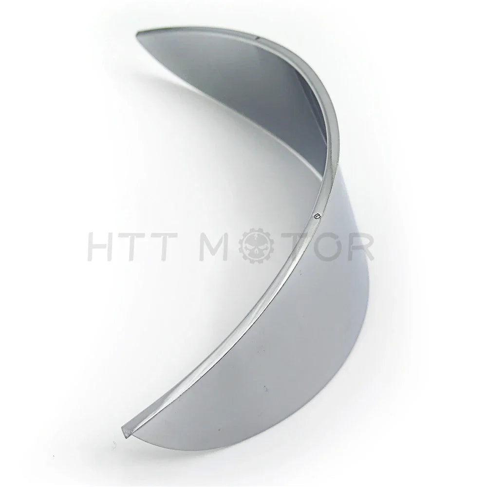Accesorios para motocicletas, visera cromada para faros delanteros de 7 pulgadas para Yamaha Road Royal, V Star, Virago y Honda Cruisers.