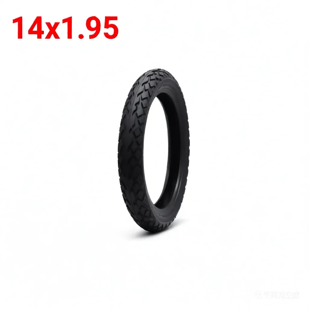 14Inch Electric Bicycle Tire 14X1.95 Outer Tyre Replacement Vehicle Tube Tyre for Electric Bikes 14x1.95 14 inch