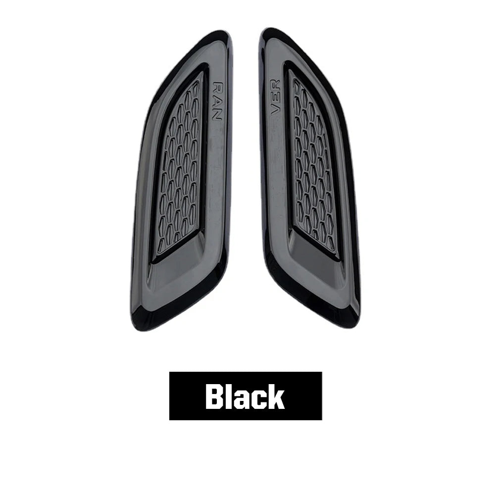 Car Exterior Hood Air Vent Outlet Wing Trim for Land Rover Range Rover Evoque 2012 2013 2014 2015 2016-2018 Car Accessories