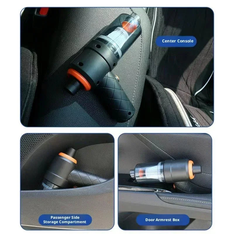 New Car & Home Vacuum Cleaner Portable & Easy to Carry Effortlessly Cleans Dead Corners Supports Suction & Blowing Functions