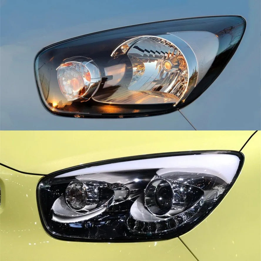 Car Head Lights Cover For Kia Picanto TA Moning 2011-2017 Headlight Housing Cap Accessory Headlamp Auto Transparent Light Shell