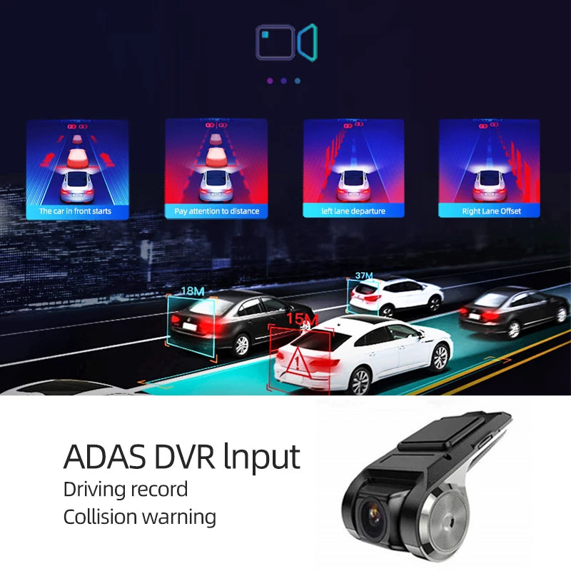 AA ADAS DVR Dash Camera Car DVR ADAS Dash cam / Android Car Recorder Dash Cam  Auto Recorder