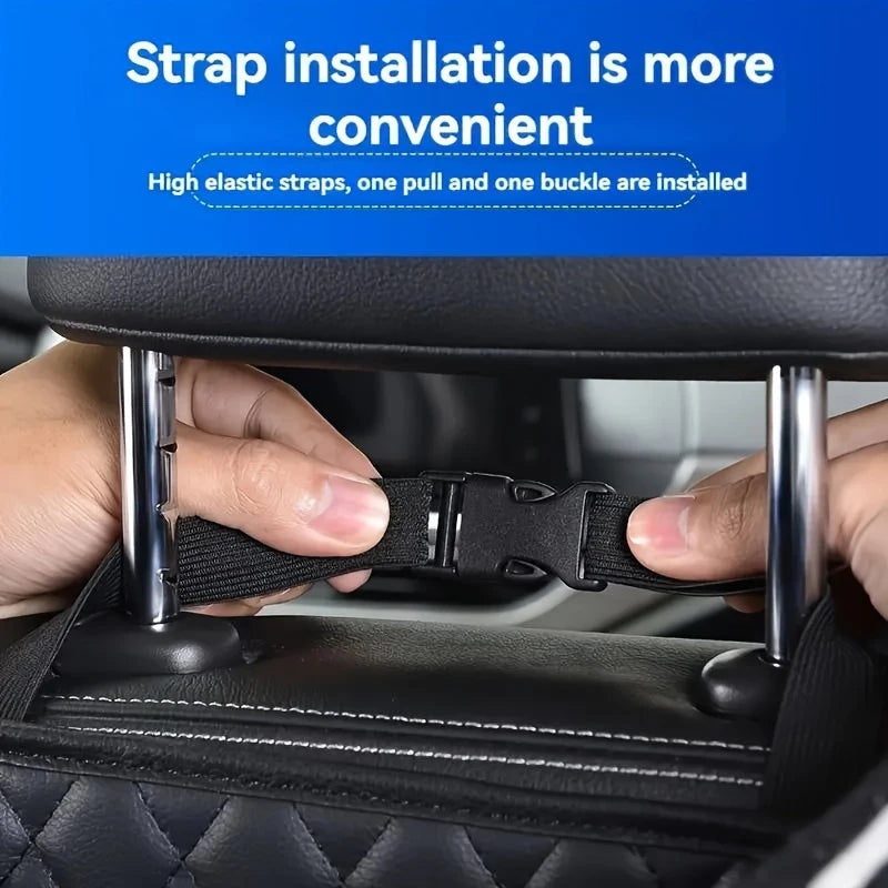 Car Seat Back Organizer - Multi-Functional Storage Bag/Garbage Bin for Rearseat