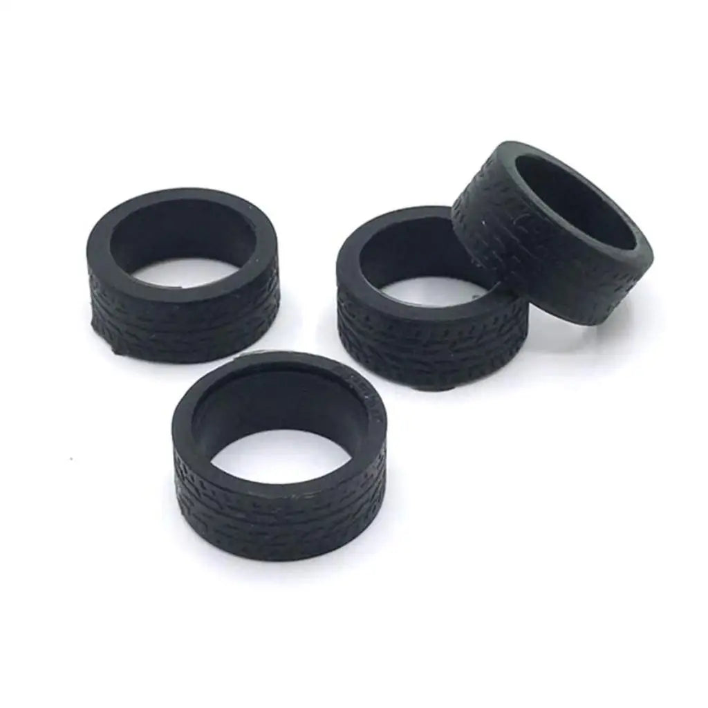 Racing Car Rubber Tires Wheel Tyres for WLtoys K969 K989 K999 1/28 4WD Racing Car Hobby Model Spare Parts Accessories