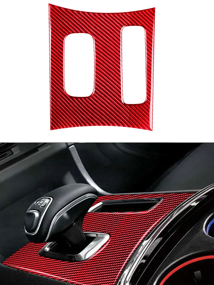 Car Interior Accessories For Dodge Charger 2011 2012 2013 2014 Carbon Fiber Decorative Stickers Dashboard Speedometer Cover Trim