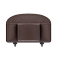 Leather Material Car Back Seat Organizer Hanging Storage Bag Multifunctional Design Car Organizer Tissue Box Holder