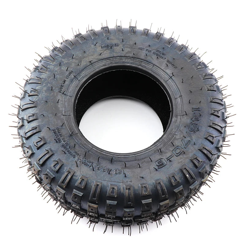 145/70-6 Tubeless Tire 6 Inch ATV Tyre for Four Wheel Vehicle 50cc 70cc 110cc Small ATV Front or Rear Wheels