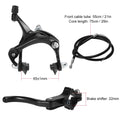 Front / Rear Fixie Bike Brake Kit Road Bike Cruiser Brake Set Bike Caliper Brake Kit Side Pull Brake Set