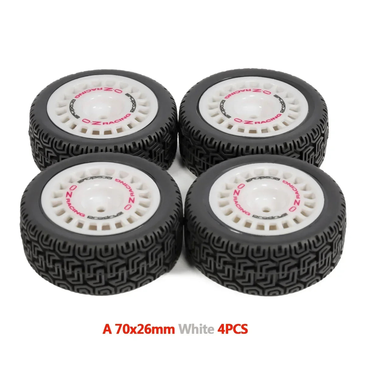 4Pcs RC Racing Car Glued Rubber Tires On Road Tyre Wheel for Tamiya TT02 TT-01 XV01 TA06 DF-03 PTG-2 WR8 Upgrades Parts