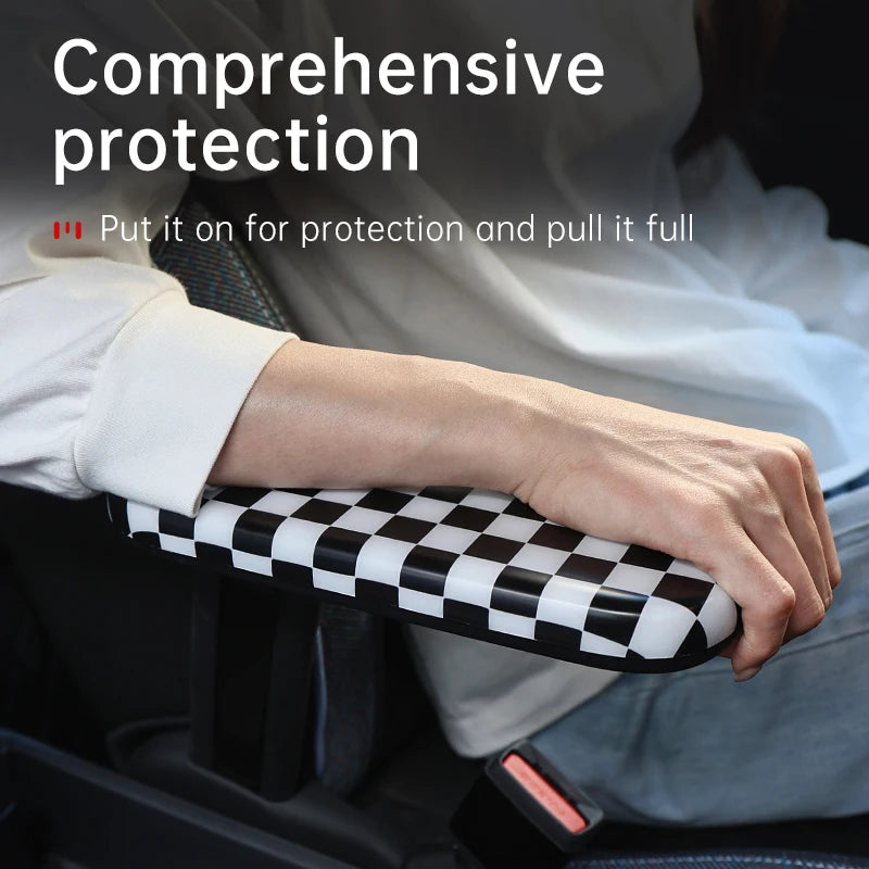 Car Central Control Armrest Decorative Protective Shell For Mini Electric Cooper E/SE J01 EV J05 Aceman Car Interior Accessories