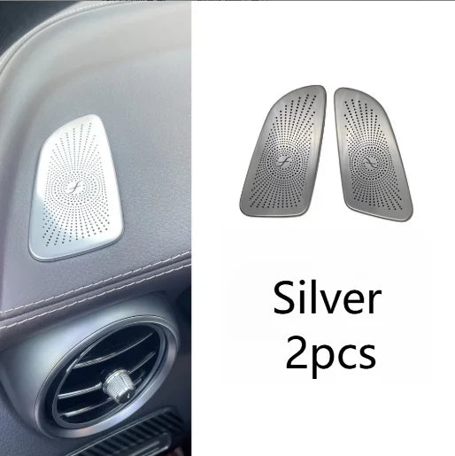 For Mercedes Car Dashboard \Speaker \Cover \Air Outlet Trim For GLC For C-Class For W205 C260 C200 Interior Accessories
