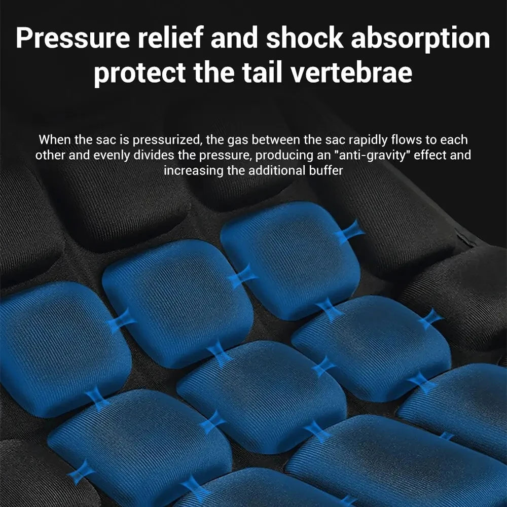 SEAMETAL Motorcycles Seat Cover Cushion Black EVA Foam Soft Comfortable Seat Cushion Universal for Motorbike Electric Bike