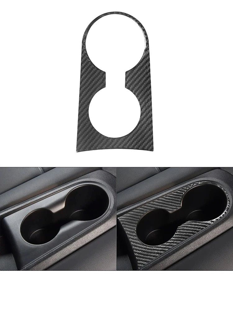 Car Carbon Fiber Interior Mouldings Decorative Stickers For Hyundai Veloster 2019 2020 2021 2022 Cover Trim Accessories