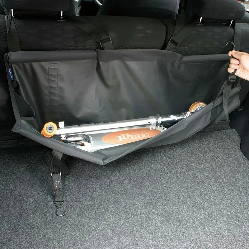 High Capacity Car Trunk Organizer Oxford Backseat Storage Bag Net Multi-use Adjustable Seat Back Organizers Universal for Cars