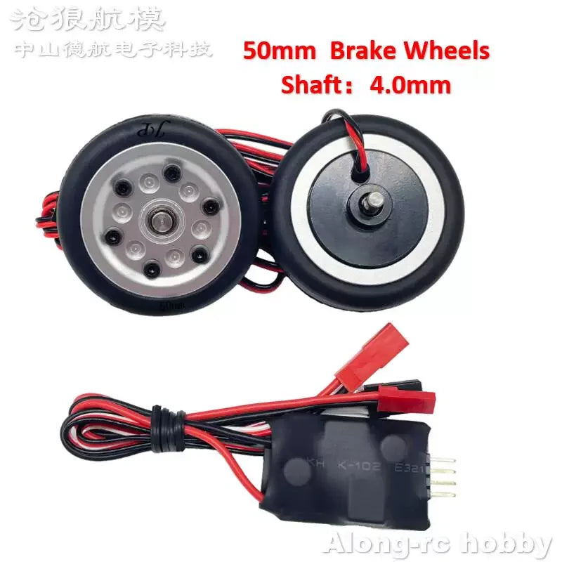 Aeromodelling Brake Wheel Electric Brake Wheel RC Plane 50-70mm with ABS Smart 3 Modes Remote Control Airplane Toys for Children