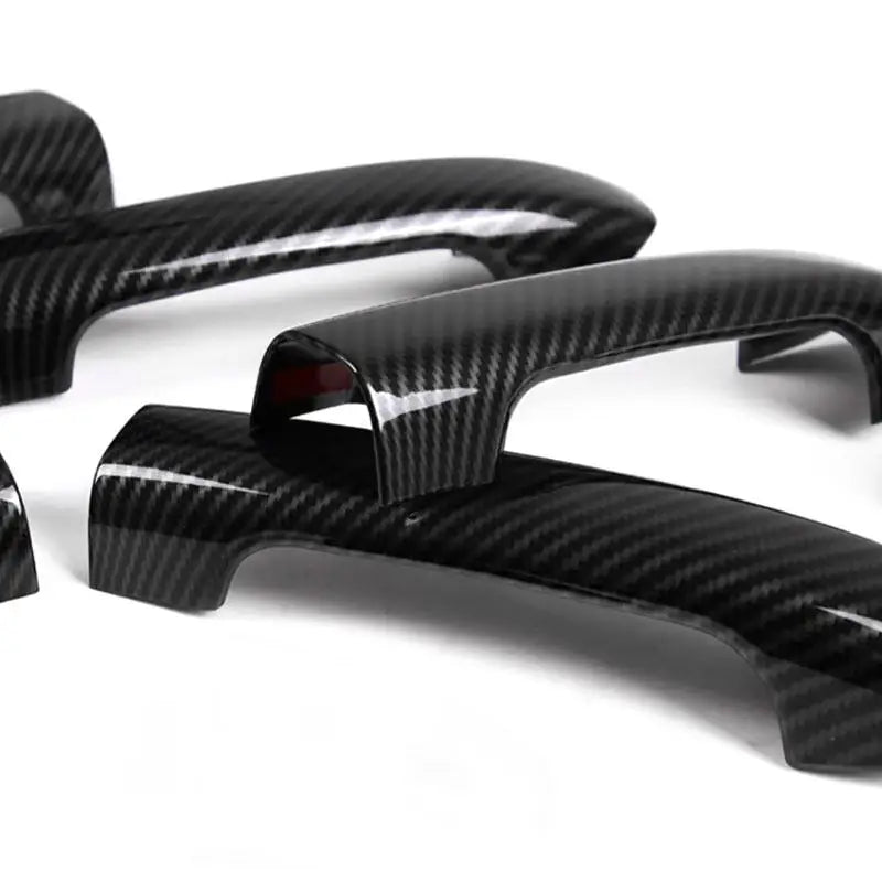 For Audi A3 8V 2014 2015 2016 2017 2018 2019 2020 Car Accessories Interior Carbon Fiber Door Pull Handles Cover Trim