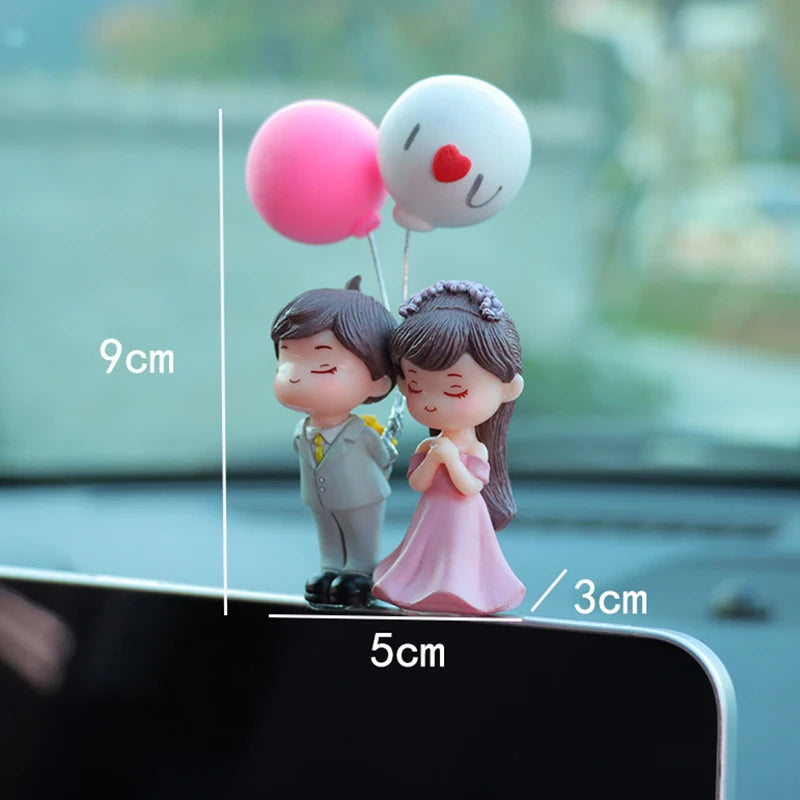 Cute Creative Cartoon Car Decoration Ornaments Auto Center Console Car Interior Accessories