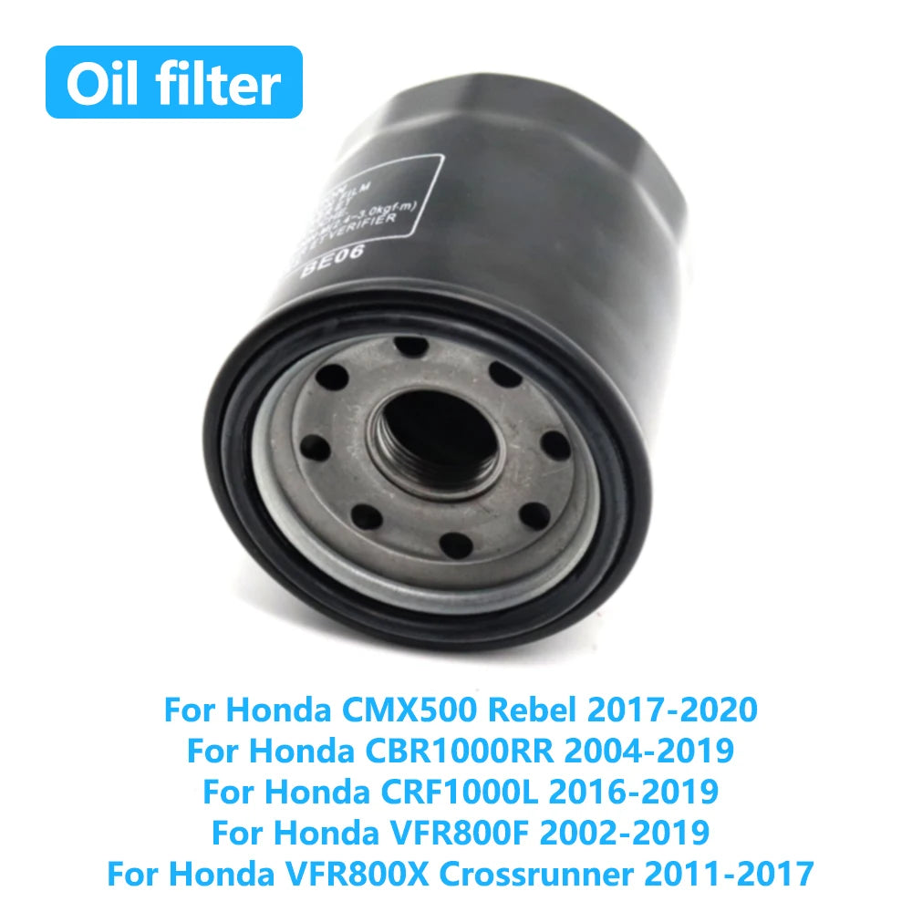 Oil Filter For Honda CMX500 Rebel CRF1000L CBR1000RR VFR800F VFR800X Crossrunner Motorcycle Accessories Oil Grid Filter