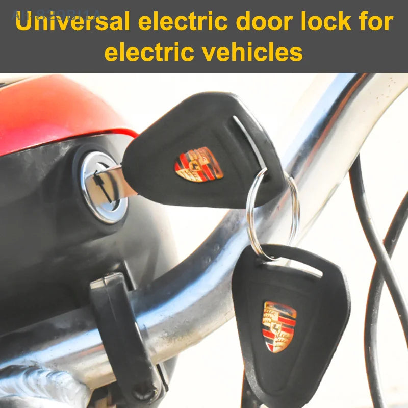 Llave de encendido para bicicleta eléctrica, cerradura de encendido portátil para scooter eléctrico, componentes de bicicleta eléctrica