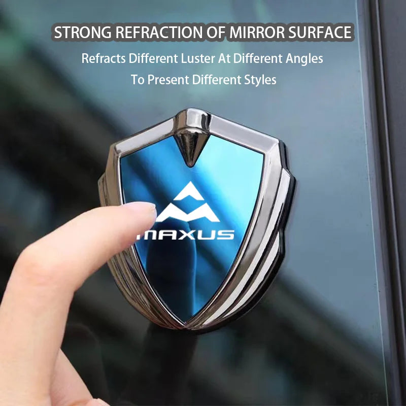 For Maxus T60 T90 V80 D60 D90 T70 V90 G50 Plus G90 Mifa 7 Hybrid Accessories Car Bodywork Metal Badge Guard Sticker Decoration