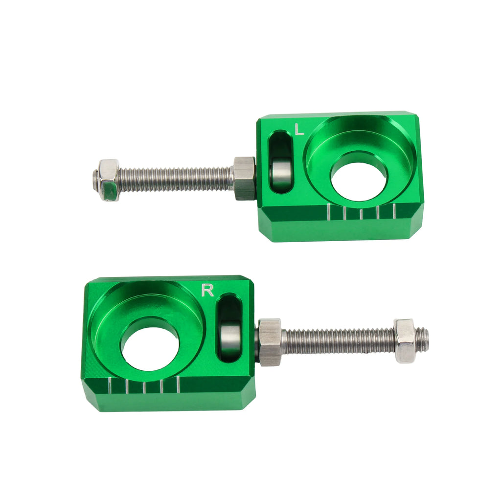 Accesorios para motocicleta, ajustador de cadena de aleación de aluminio CNC para motocross, bicicleta eléctrica para Surron Light Bee XS Segway X260 X160