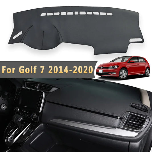 Car Dashboard Cover For Volkswagen Golf 7 2020 2019 2018 2017 2016 2015 2014 Auto Mats Sun Shade Instrume Panel Accessories Pad