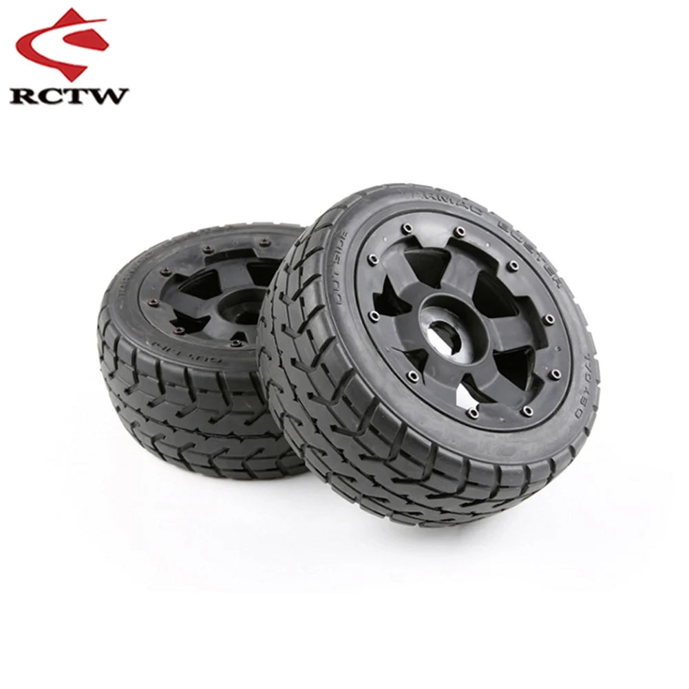 Front OR Rear on Road Tire with Wheel Hub Set for 1/5 Hpi Rovan Km Baja 5B SS