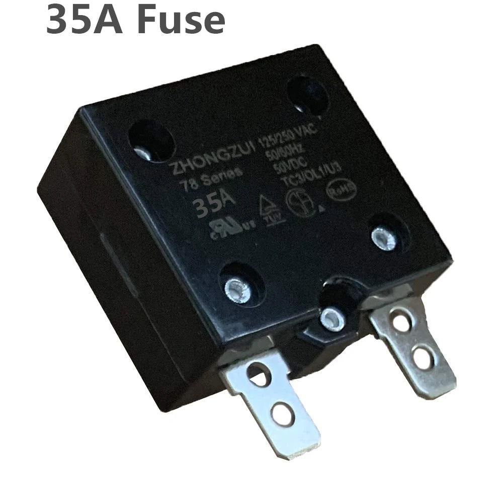 Children's Electric Vehicle Battery Automatic Reset Relay Fuse,Short Current Overload Protector Kid's Electric Car Accessories