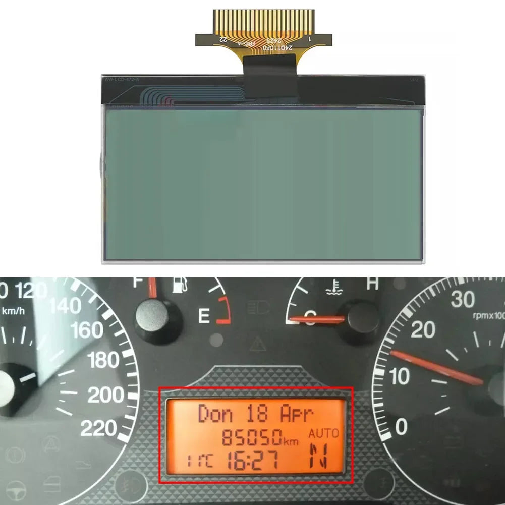Car LCD Display Screen For Fiat Punto For Fiorino For Doblo ManualTransmission Instrument Cluster Dashboard