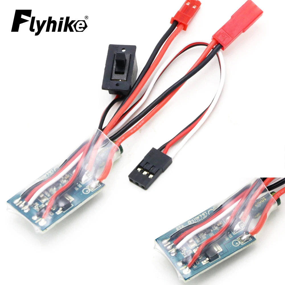 RC Car Brake 30A Brushed ESC Two Way Motor Speed Controller For 1/16 1/18 1/24 Car Boat Tank
