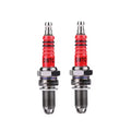 1/2Pcs Racing Spark Plug 3 Triple Electrode D8TC For ATV 50cc-150cc Scooter Dirt Bike Go Kart Atv Scooter Motorcycle Ignition