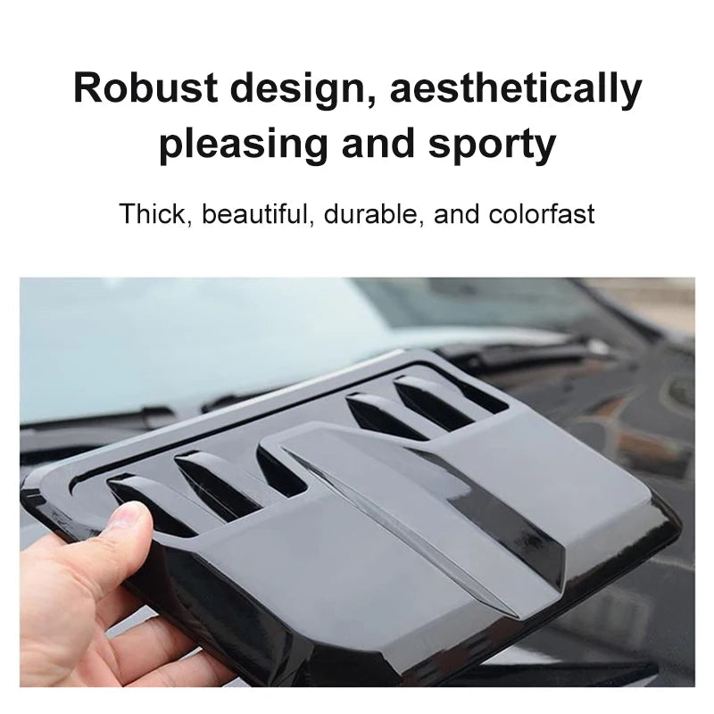 Car Exterior Accessories ABS Bonnet Scoop For Ford Ranger T9 T6 MK2 Raptor 2023 2024 2025 Air Intake Grille Inlet Trim Car Parts