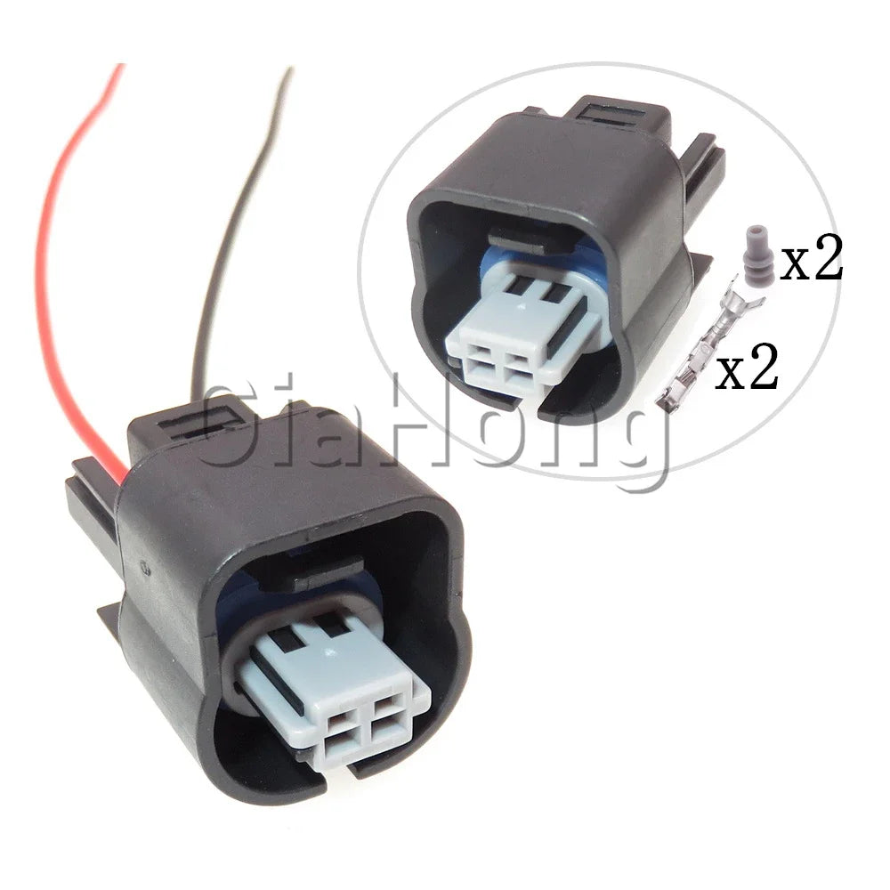 1 Set 2 Ways AC Assembly Parts Auto VVT Battery Valve Solenoid Valves Plug 15355319 15335987 Car Camshaft Intake Wire Socket