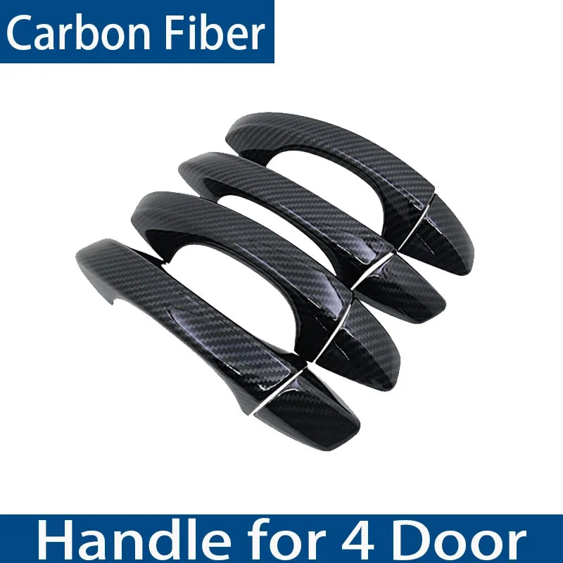 Door Handle Covers For SEAT Ateca 2022 Accessories Cupra KH7 2016 2017 2018 2019 2020 2021 Carbon Fiber Exterior Car Accessories