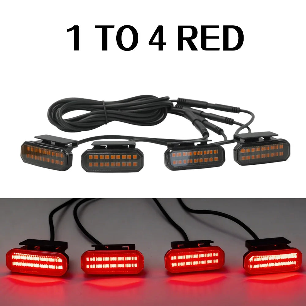 For car pickup truck off-road vehicle 18 LED Front Grille Light Car Daytime Running Light ﻿98% of vehicle models are applicable