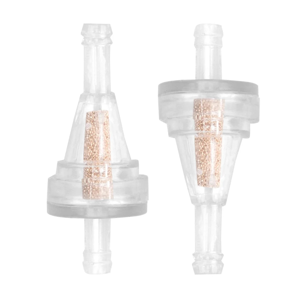 For Dirt Bike ATV UTV 1/4" 6.3mm Fuel Line Gasoline Filter Universal 10pcs/set Motorcycle Inline Gas Fuel Filter