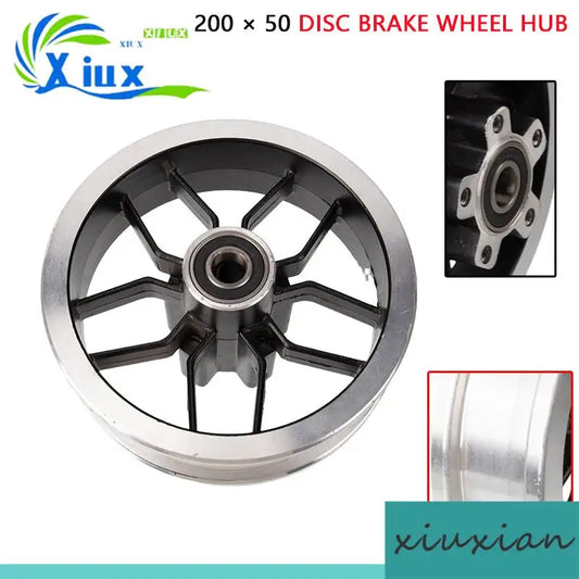 200 × 50 tree branch disc brake wheel hub motor special solid tire, light motorcycle wheel hub