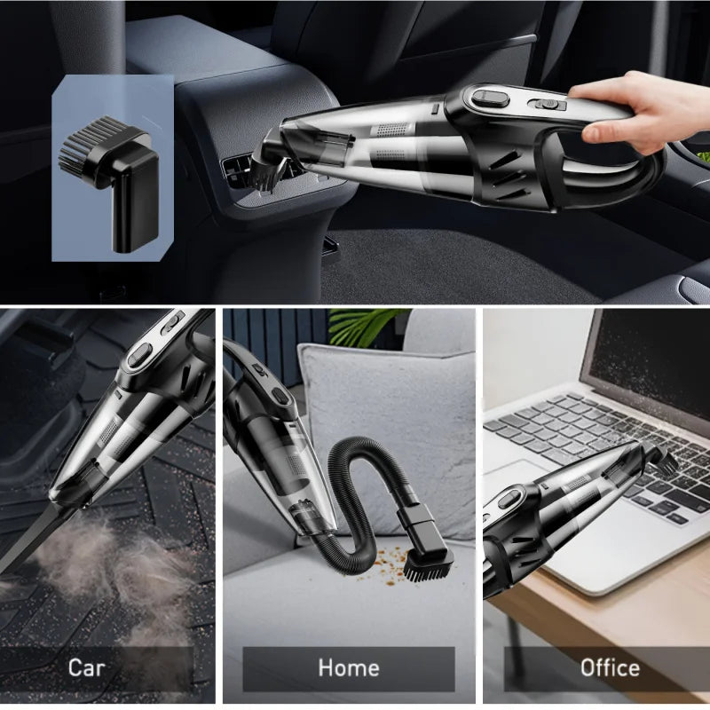 Car Wireless Vacuum Cleaner Powerful High Power High Suction Mini Handheld Car Vacuum Cleaner Household Indoor
