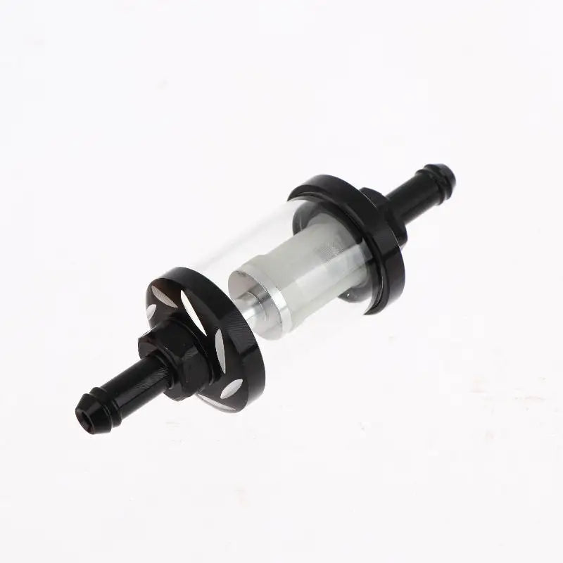 Universal Motorcycle Fuel Filter 8mm Engine Inline Carb CNC Fuel Gas Filter Motor Oil Filters Off Road ATV Accessories