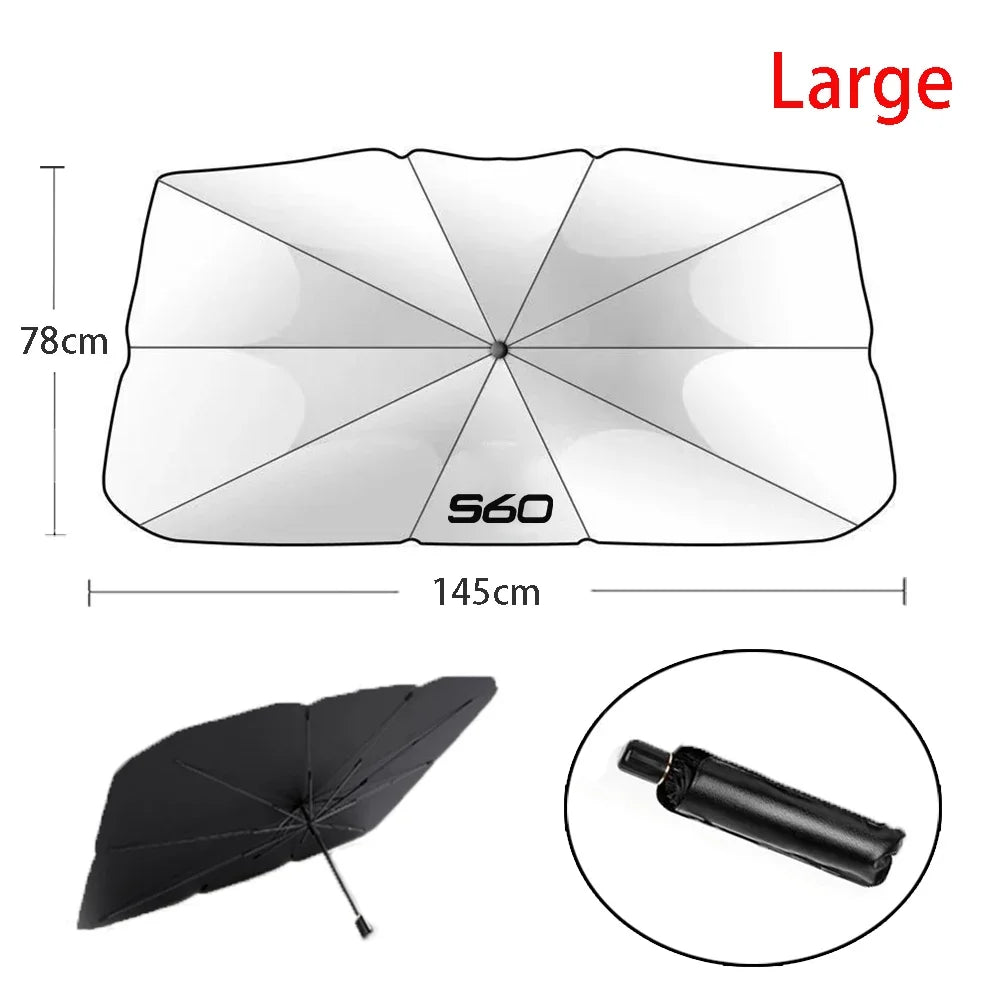 Car Windshield Sun Shade Covers Auto Front Window Protector Parasol For Volvo S60 XC60 S90 XC90