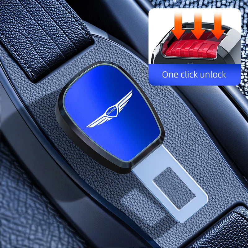 Car Interior Seat belt Clip Metal Extenders Car Accessories For Genesis G80 GV70 GV80 GV60 G70 Essentia Neolun G90 GV90 X