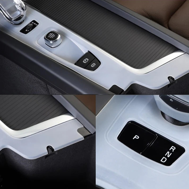 Car Center Console Decoration Frame Cover Gear Shift Panel Trim for Volvo S90 XC60 XC90 S60 V60 V90 Interior Accessories LHD