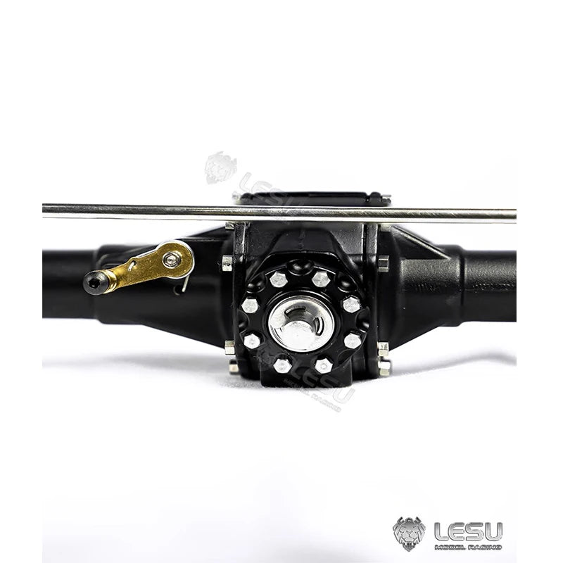 LESU RC 1/10 Front And Rear Axle With Differential And Diff Lock For 1/10 RAVE-UM406 RC Off-road Light Truck Accessories Parts