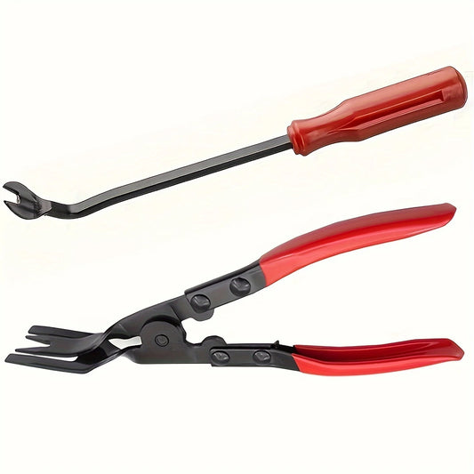 Car Headlight Repair Installation Tool Trim Clip Removal Pliers Van Door Panel Fascia Dash Interior Plastic Rivets Remover Tools