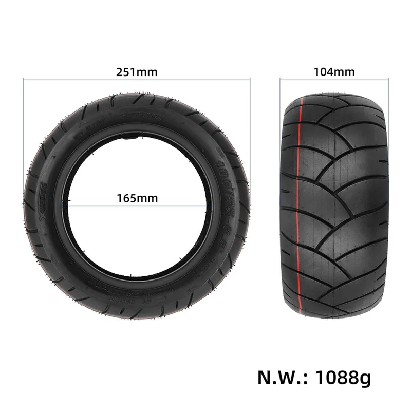 A06F-Anti Puncture Tubeless Tyre 11 Inch 100/65-6.5 For Electric Scooters- Direct Supply Tire Accessories