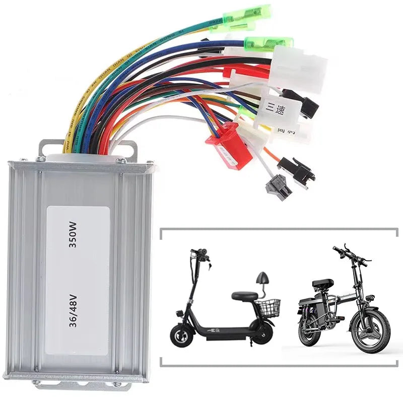 Electric Bicycle Accessories 36V/48V Electric Bike 350W Brushless DC Motor Controller For Electric Bicycle E-bike Scooter