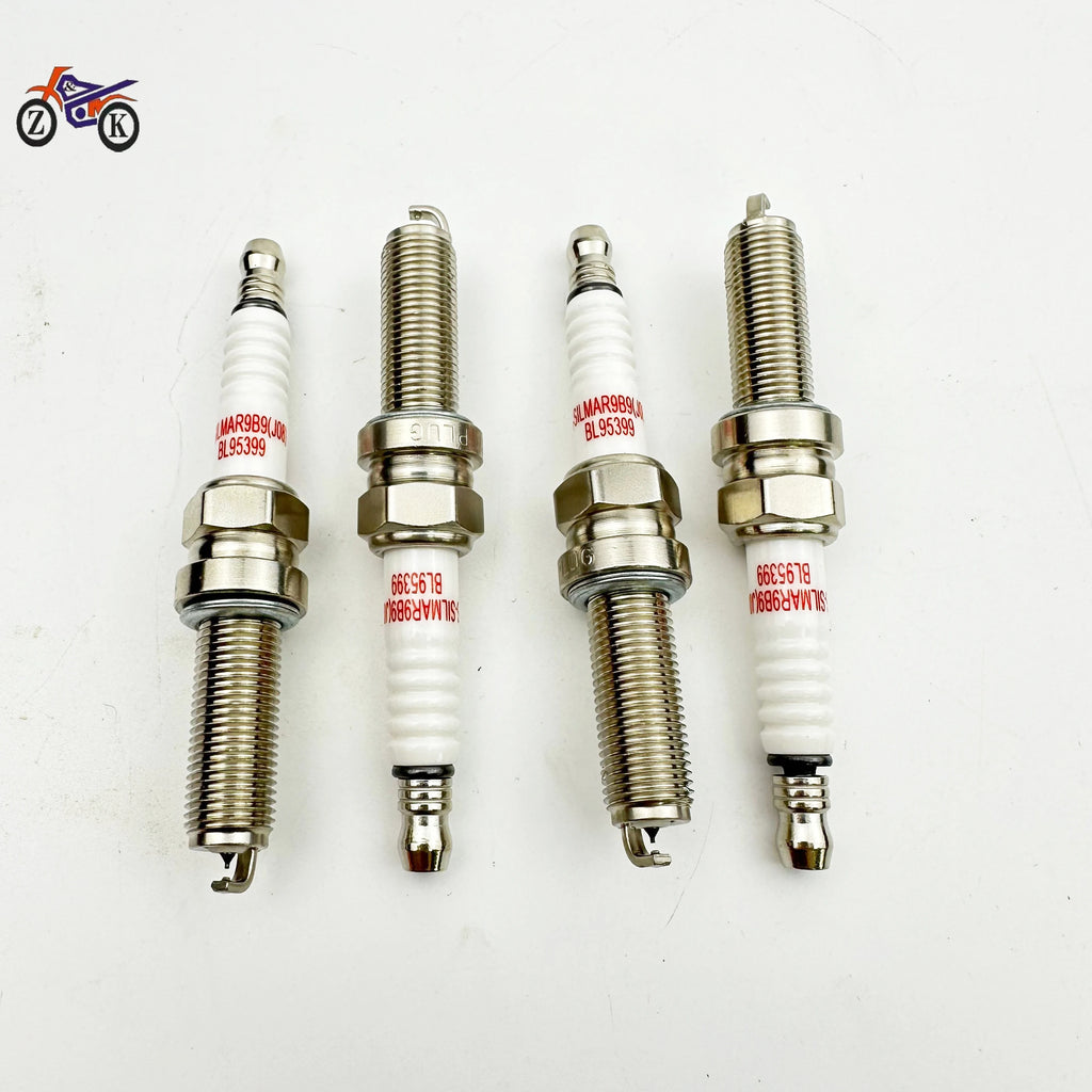 4 bujías de iridio doble con resistencia 95399 SILMAR9B9 para Springbok 650 400 SR450 CF450SR DY150 250 350 CB1100 DL1000