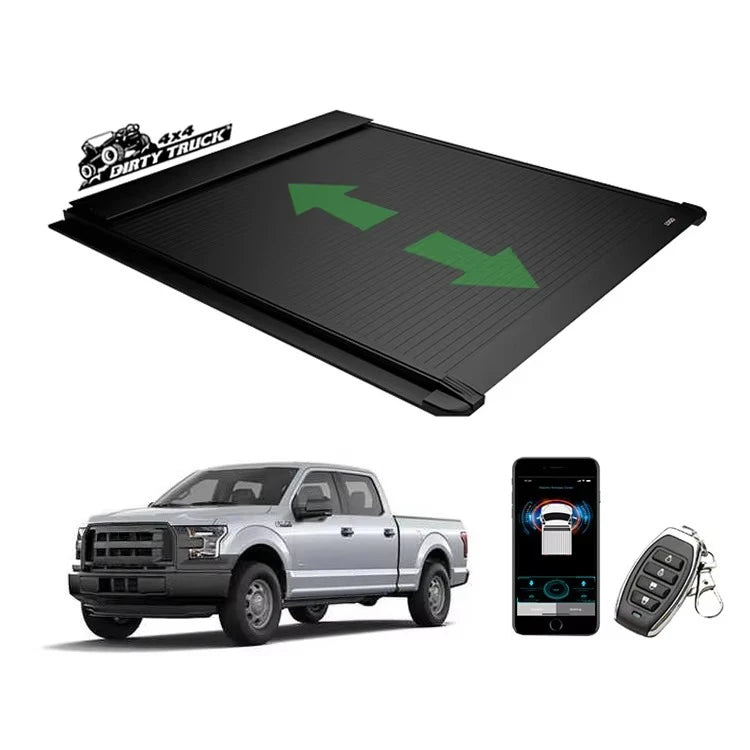 DirtyTruck 4x4 Steel Hard Top Pickup Drawer Covers Aluminum Canopy Electric Truck Bed Cover For Ford F150 2023