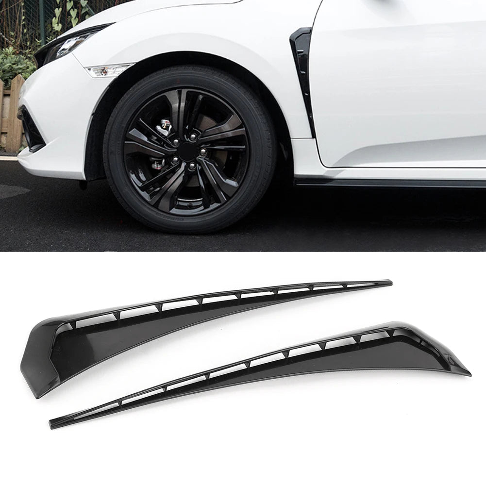 Car Accessory  Vent Cover  Vent Strip Universal Car  Vent Cover Stickers Decorative Strip Fit for Honda Civic  Side Vent Fender